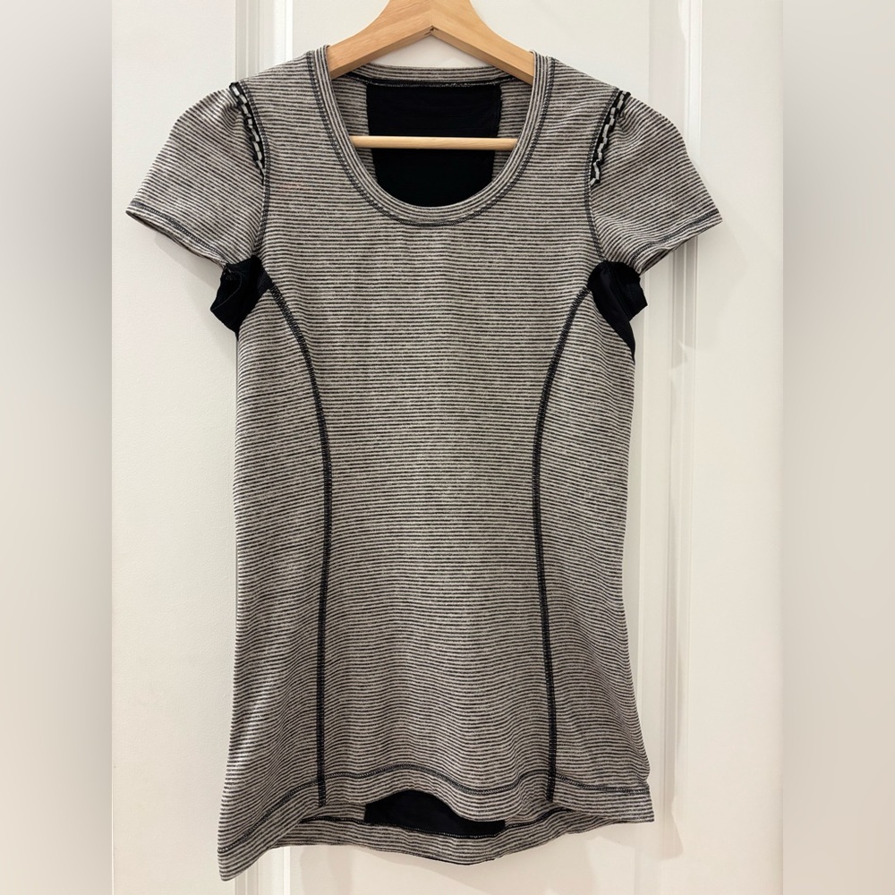Striped Short Sleeve Top